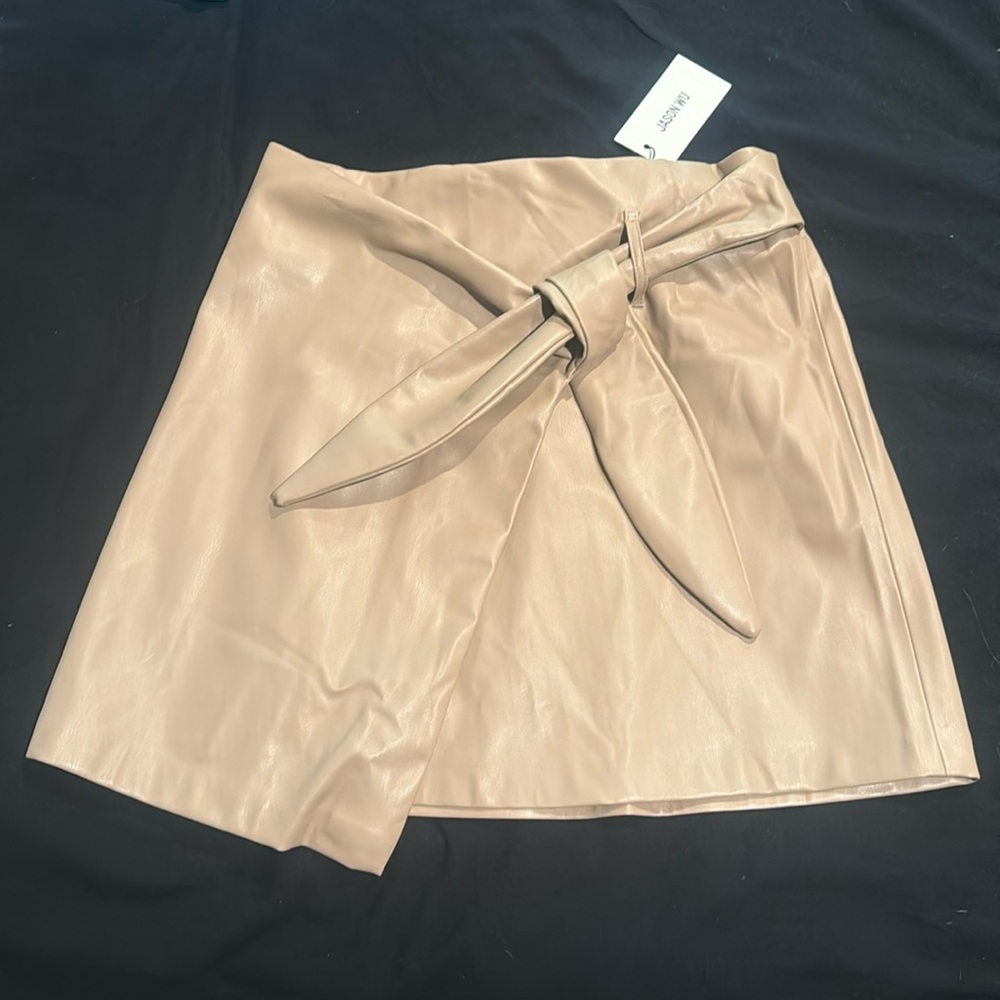 NWT Jason Wu faux leather mini skirt